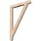Ekena Millwork Traditional Craftsman Smooth Bracket, Douglas Fir, 3 1/2"W x 34"D x 46"H BKT04X34X46TRA04SDF - alternate 1
